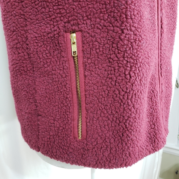 J Crew Mercantile Faux-Sherpa Fleece Vest - Picture 6 of 7